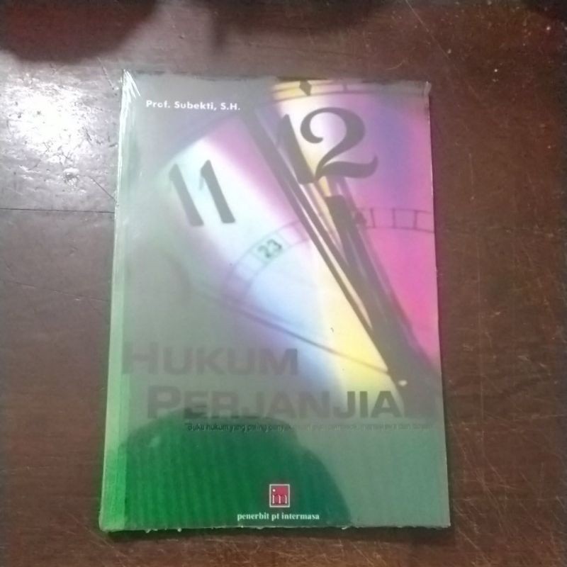 Buku Hukum Perjanjian / Subekti