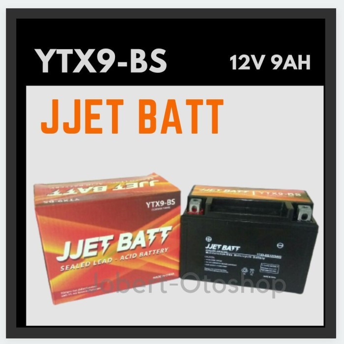 Aki motor JJET BATT YTX9-BS ninja 250