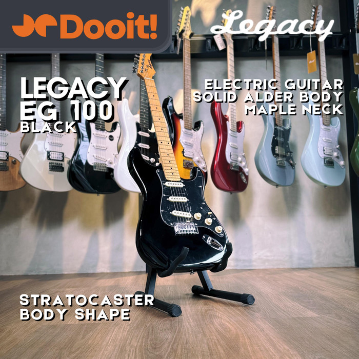 Legacy electric guitar / gitar listrik elektrik EG 100 Black