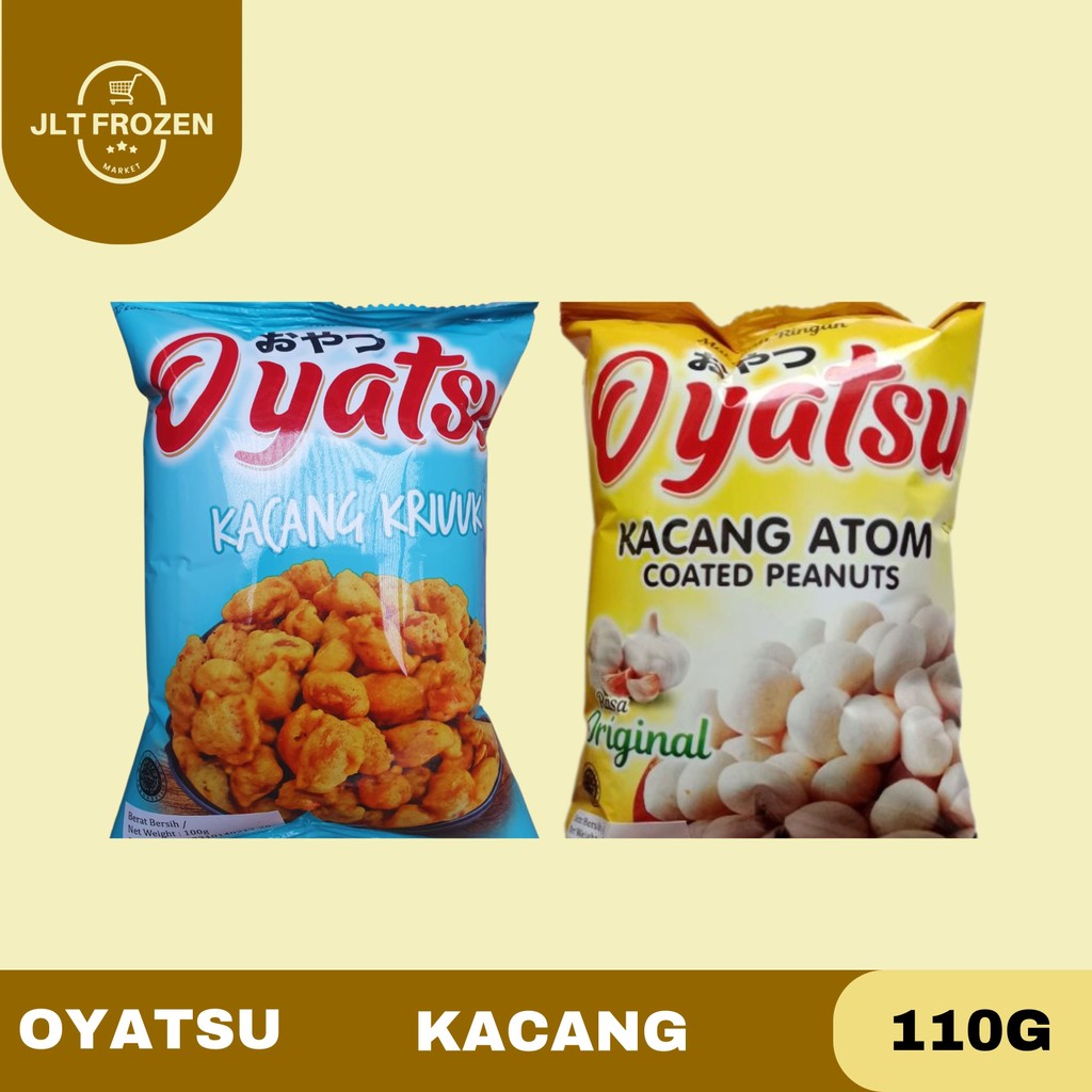 

Oyatsu Snack Kacang / Cemilan Kacang / Kacang Atom / Kacang Kriuk Kemasan 110g