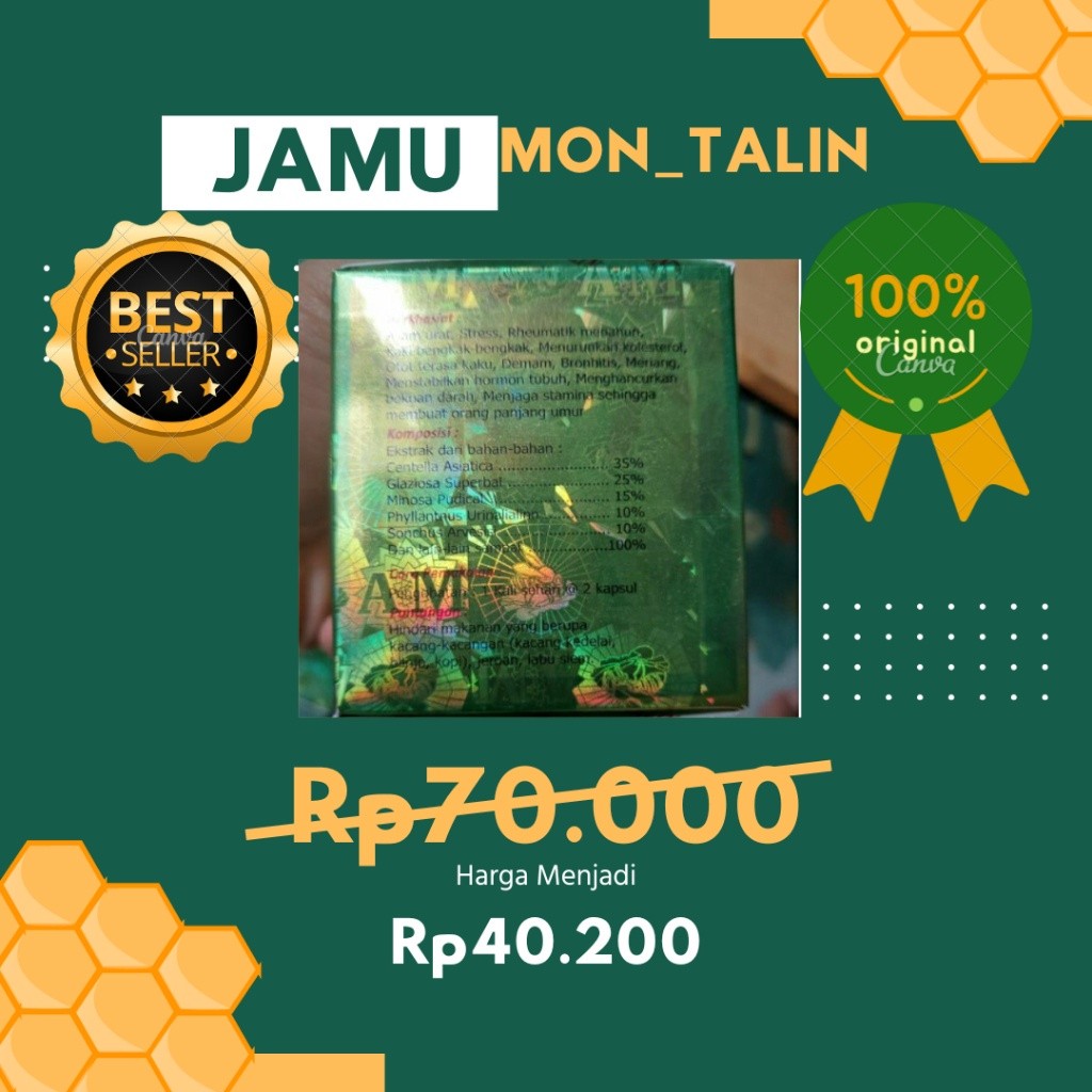 

PROMO 1.1 HERBAL MontalLine jamu pegel Linu obat asam urat Rematik
