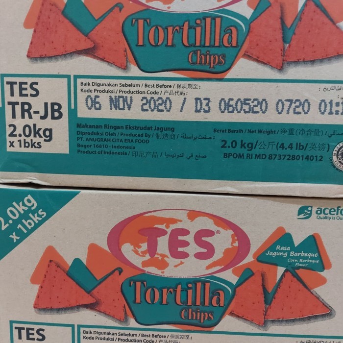 

tortilla chips bbq tortila tes 1 dus 2kg