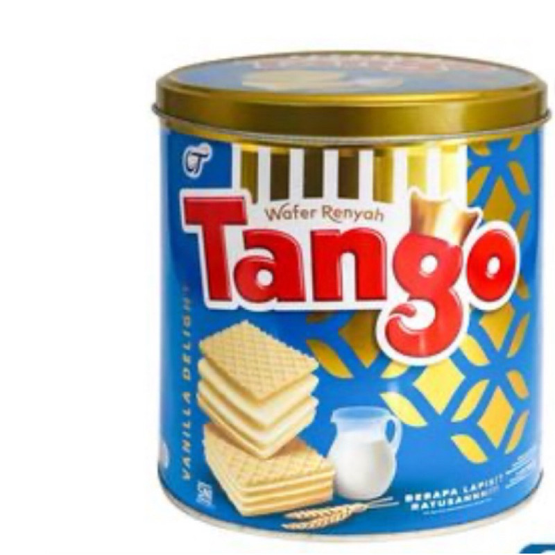 

Tango Wafer chocolate vanila 270gr kaleng
