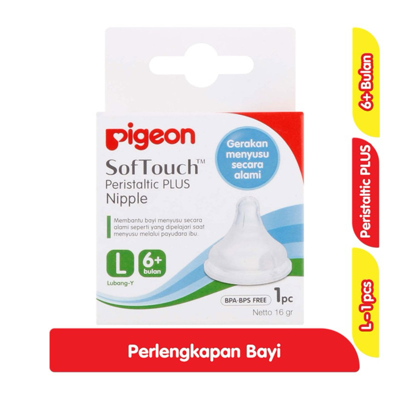 

Pigeon Peristaltic Plus Nipple Wide Neck L