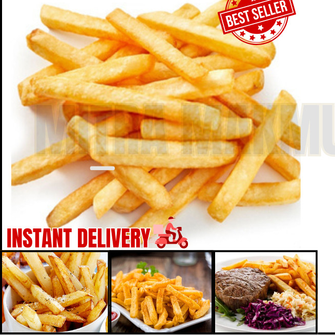 

AVIKO PREMIUM SHOESTRING / STRAIGHT CUT / CRINCLE CUT 500 GR/FRENCH FRIES/KENTANG GORENG BEKU GRADE A