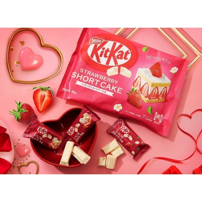 

Nestle KITKAT Strawberry Shortcake asal Jepang
