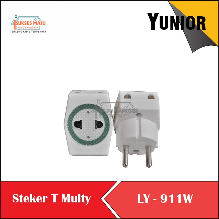 Steker T MULTI STEKER T MINI Steker 3 Lubang Tee 3 lobang TRM / YUNIOR / CAHAYA