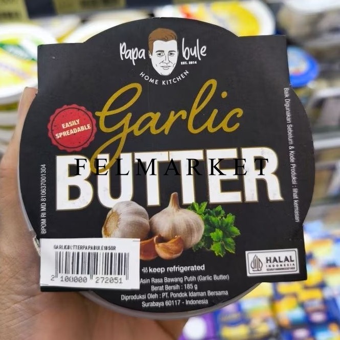 

Papa Blue Garlic Butter Mentega Asin Rasa Bawang Putih 185 gr