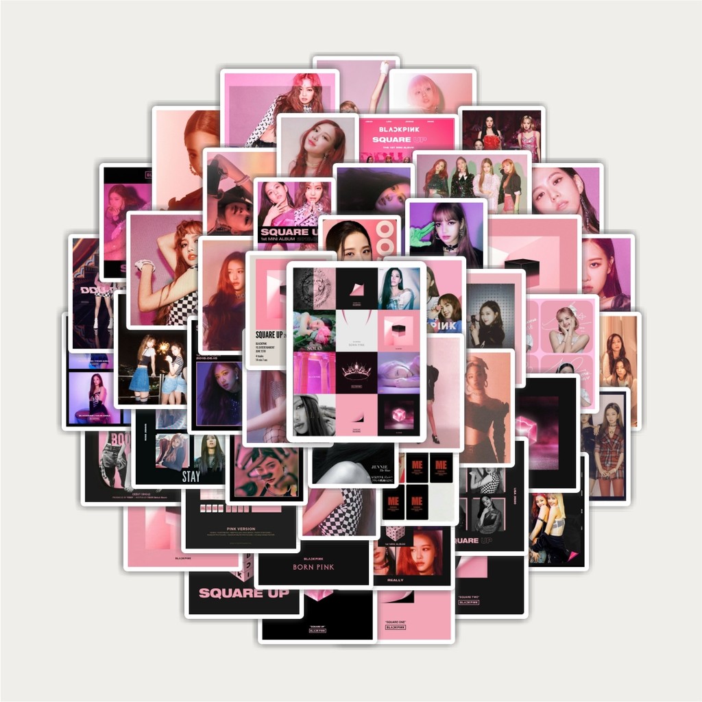 

Sticker Pack Stiker Album Girl Band Black Pink | Sticker TUMBLR | Stiker LAPTOP KOPER HELM