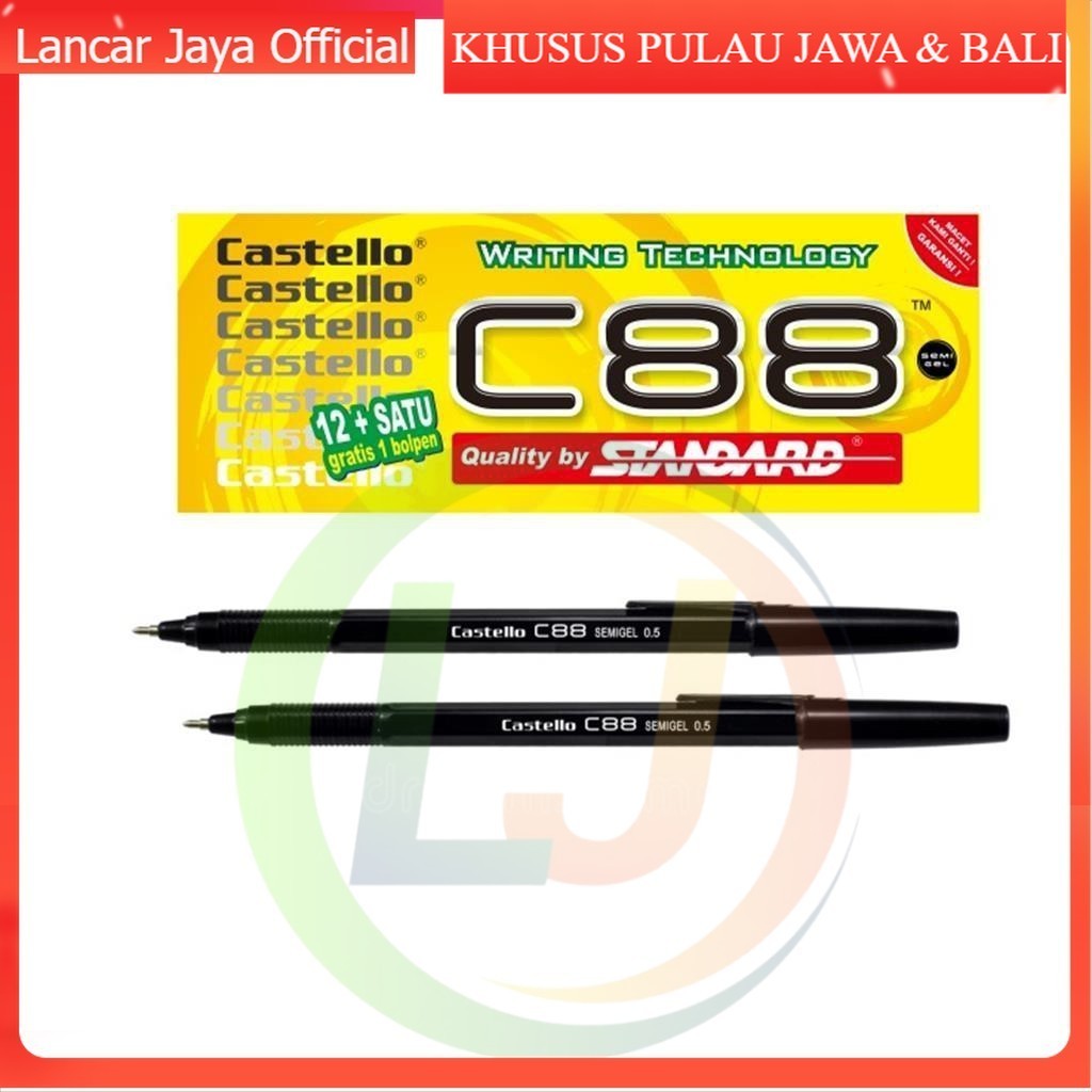 

[ATK] BOLPOIN STANDARD C88 1 LUSIN | BALPEN STANDART | BOLPEN STANDAR AE7