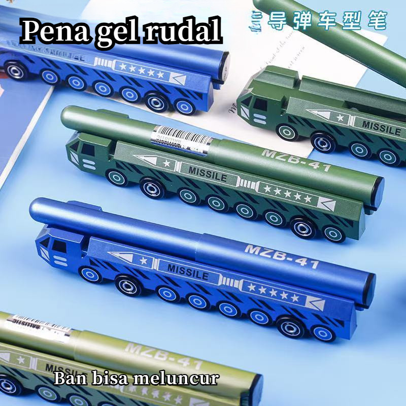 

Prize/Pena Netral untuk Pelajar/Ornamen Berbentuk Rudal/Kartun Kreatif/Pena Retractable/Hadiah Ulang Tahun