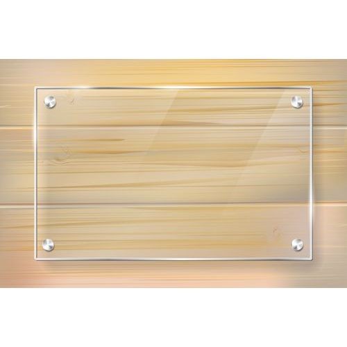 Frame Akrilik Bingkai Poster Dinding Pen Iklan Stainless Baut Akrilik Kaca Sign Board Frame