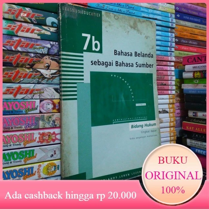 Buku Antik 7b BAHASA BELANDA SEBAGAI BAHASA SUMBER BIDANG HUKUM Bekas
