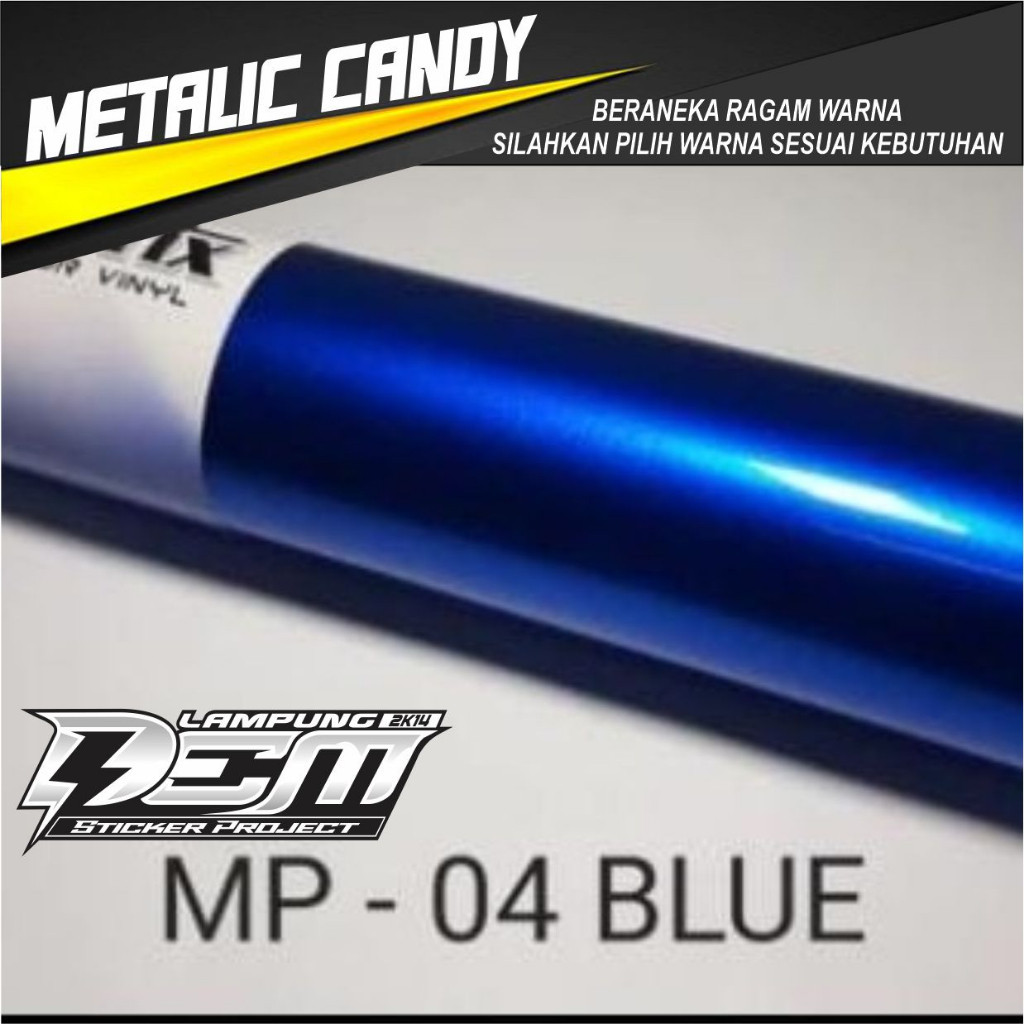STIKER SKOTLET PROFIX BIRU CANDY METALIK PREMIUM BERKUALITAS