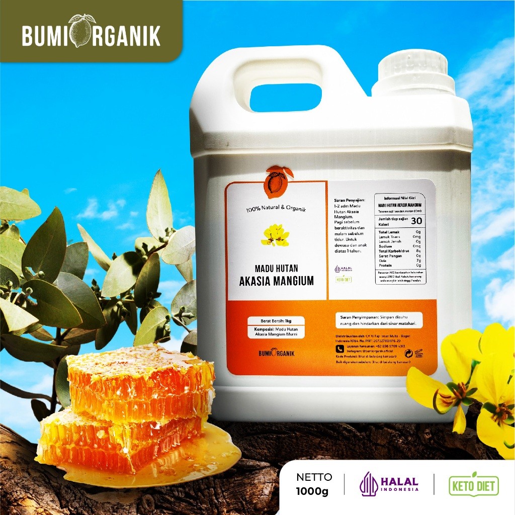 

MADU AKASIA MANGIUM MURNI RAW ASLI 1000GRAM BUMI ORGANIK ALAMI TANPA CAMPURAN APAPUN RAW HONEY MINUMAN HERBAL KESEHATAN MADU MULTIFLORA UNTUK DIET HARGA GROSIR HNI ATTAUBAH AL HIDAYAH ATTAUBAH HPAI DARIBUMI NUTRIFARM BEORGANIK BEST HONEY SAFIYA MADU TAVA