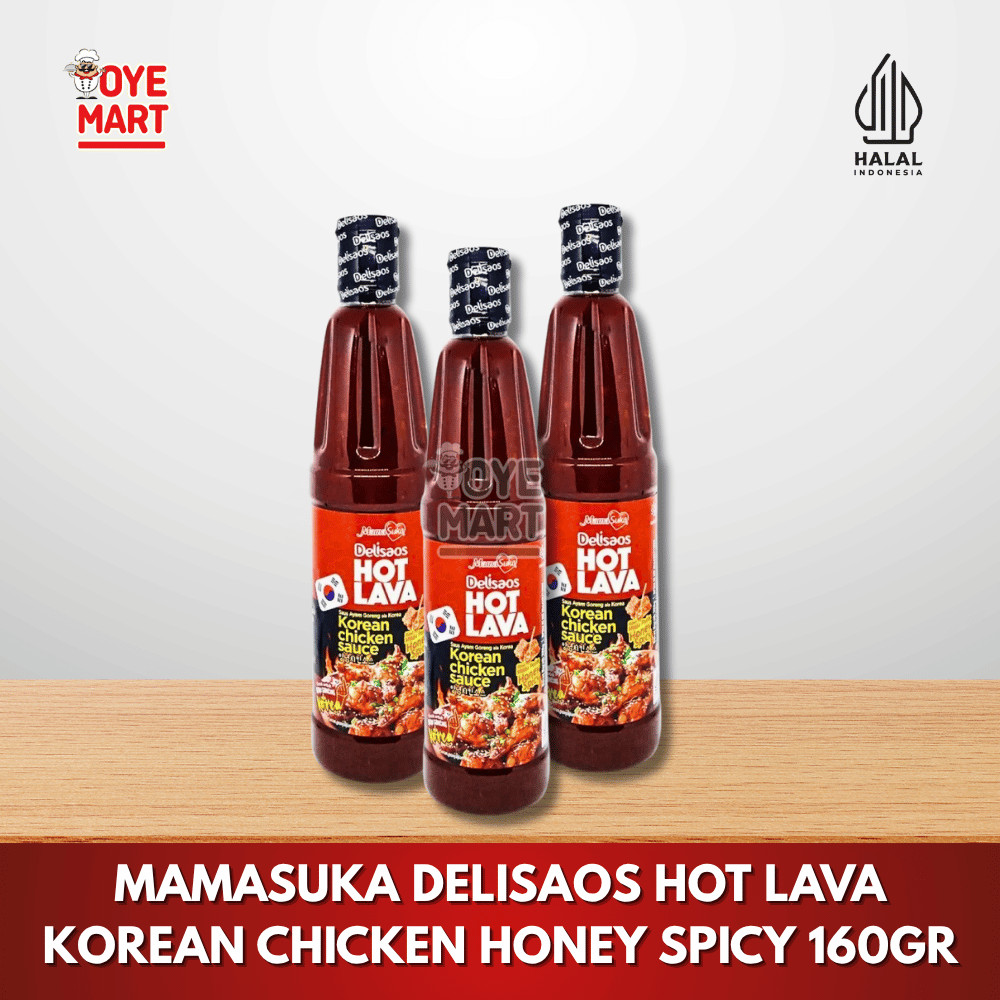 

MAMASUKA DELISAOS HOT LAVA KOREAN CHICKEN HONEY SPICY 160GR