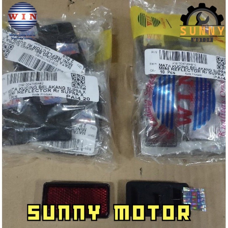 Mata Kucing Spakbor Belakang Supra X Lama | Mini Reflector WIN | reflektor spakbor motor honda old W