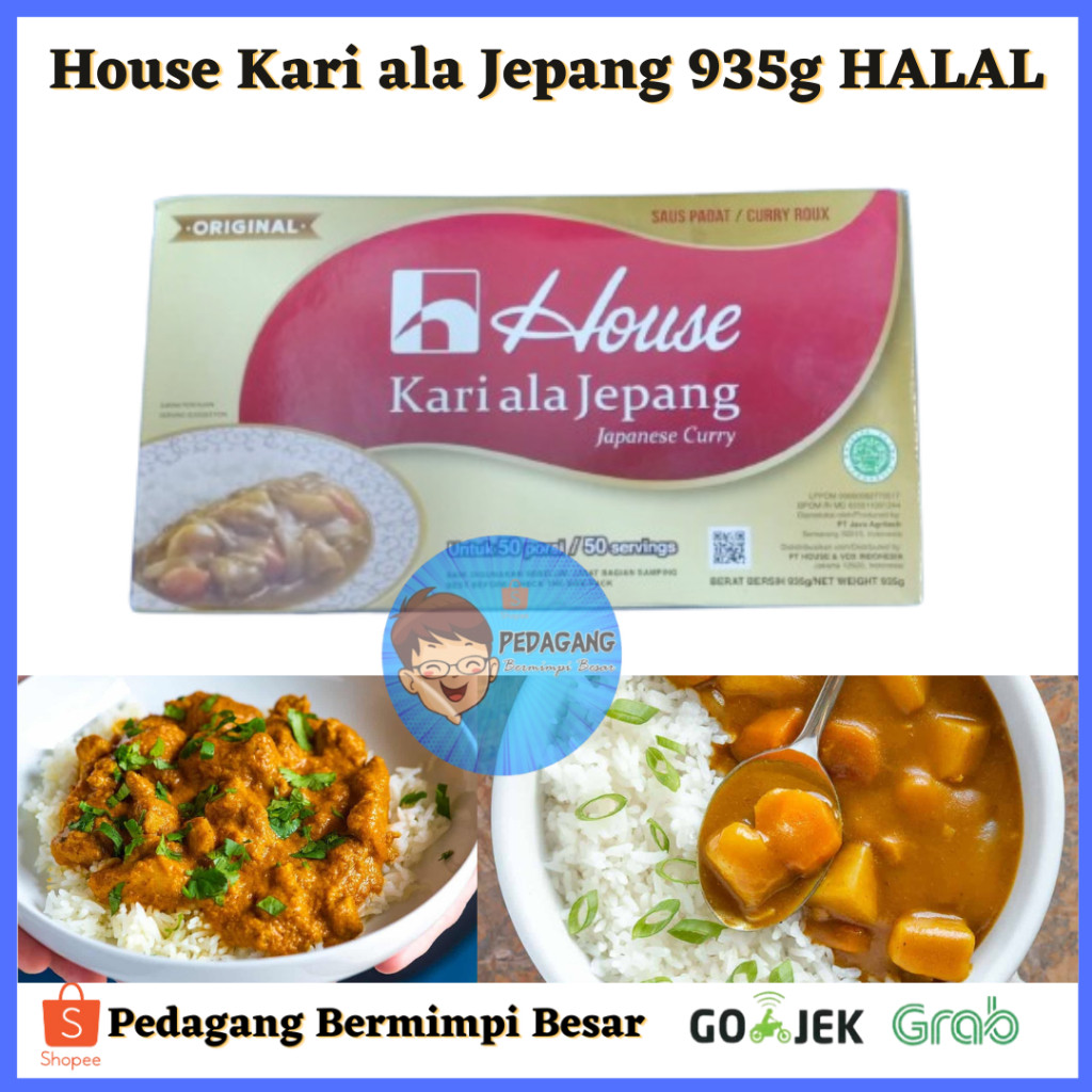 

House Kari ala Jepang 935g/ Bumbu Kari Jepang/ Saus Kari/ House Curry/ halal