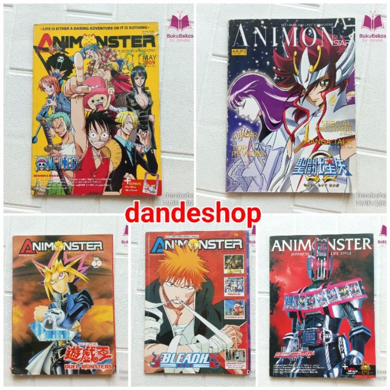 Majalah Animonster / Animonstar - All About Anime & Manga Japanese Culture - Bekas Preloved - BUKUGR
