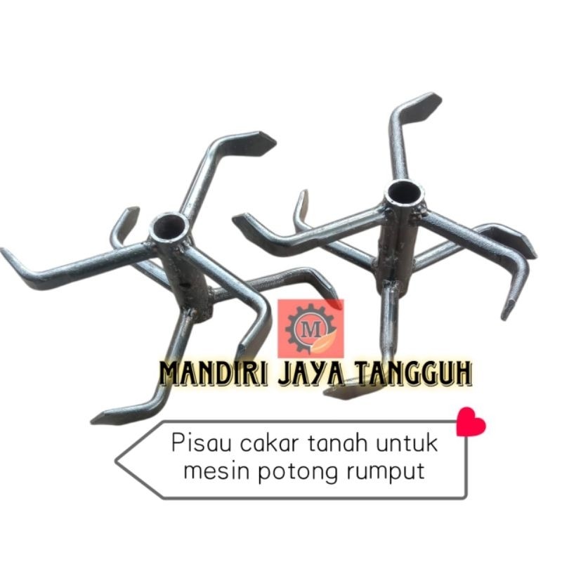 Mata pisau cangkul tanah penggembur untuk mesin potong rumput