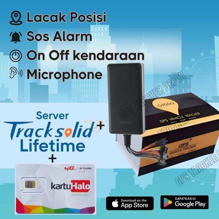GPS Tracker Gt06n Concox + Tracksolid Lifetime