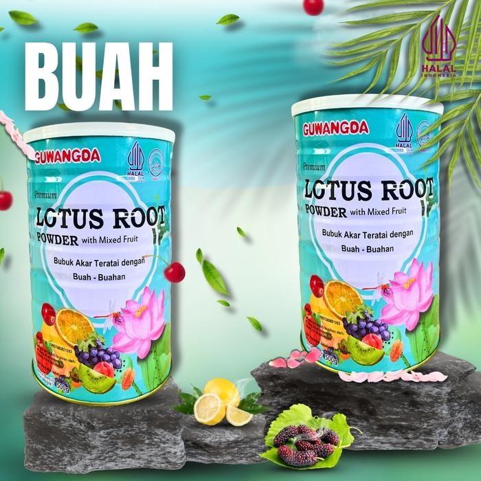 

OUFEN LOTUS ROOT POWDER FRUITS /BUAH BUBUR LOTUS ROOT POWDER MAKANAN HEALTHY Bubuk Teratai Kurma Manis Air Merah Red