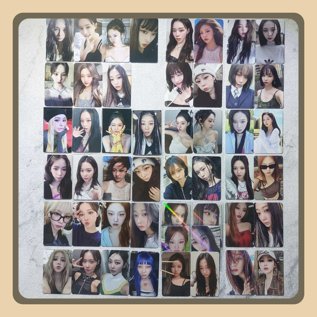Aespa My World Album PC Photocard Photo Card Karina Winter Giselle Ning Ning POB Benefit Web Bene In