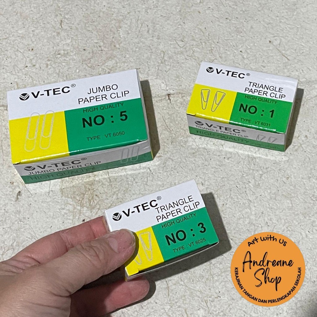 

Paper Clip V-Tec 1pak– Pilihan Tepat untuk Merapikan Dokumen dengan Gaya Simpel tapi Fungsional