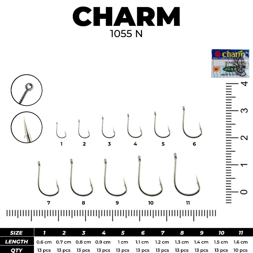 MATA KAIL CHARM 1055 || MATA PANCING HIGH CARBON CHARM 1055 N