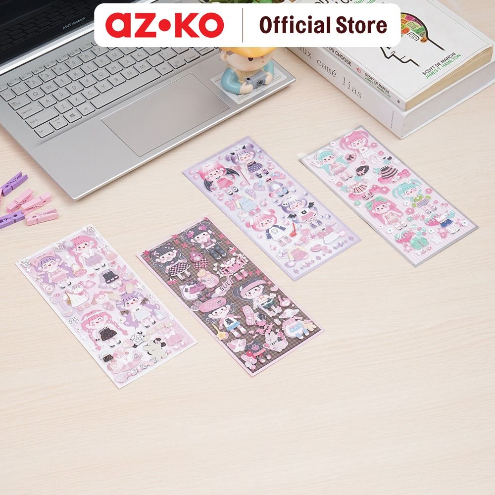 

AZKO Ataru Stiker Dekorasi Suli Wow011-105 Random