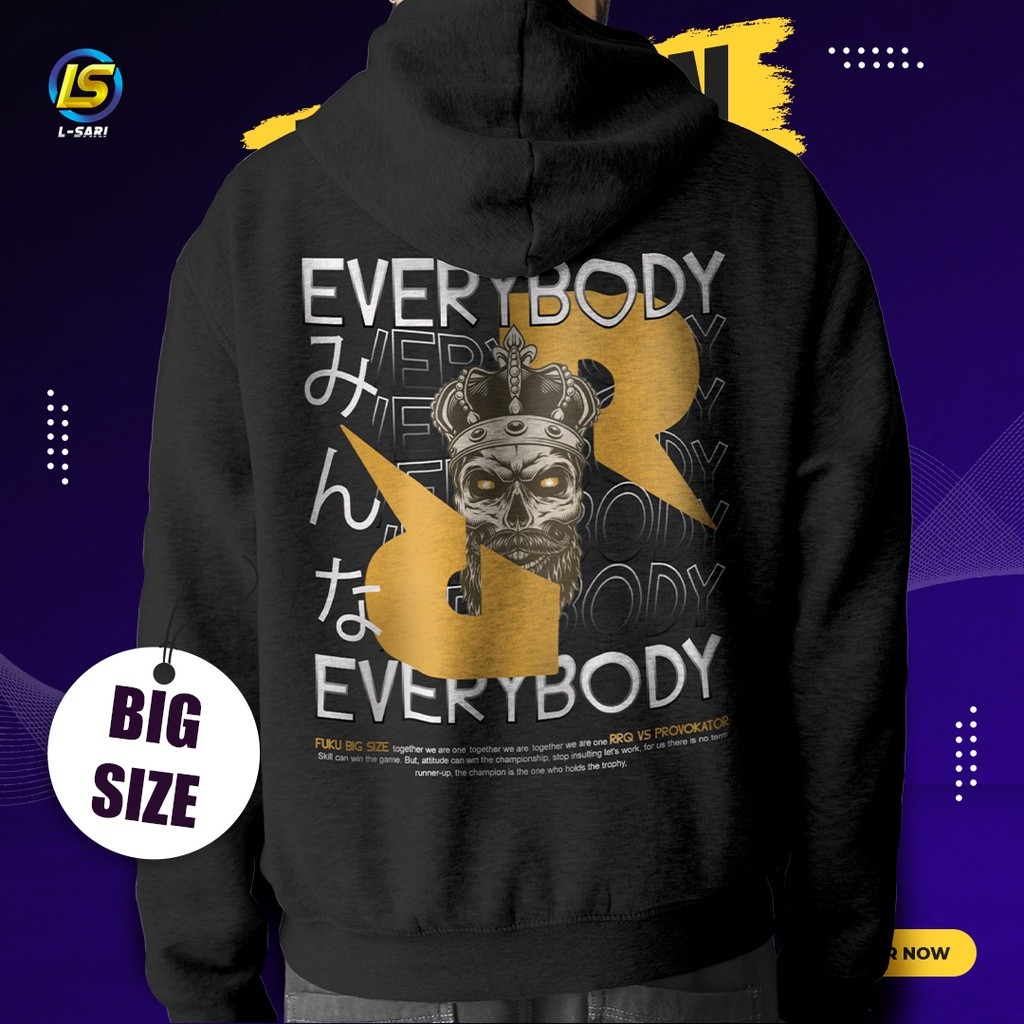 JAKET RRQ HOSHI TERBARU 2022 HOODIE RRQ VS PROVOKATOR S M L XL XXL XXXL 4XL 5XL TERBARU HOODIE MOBIL