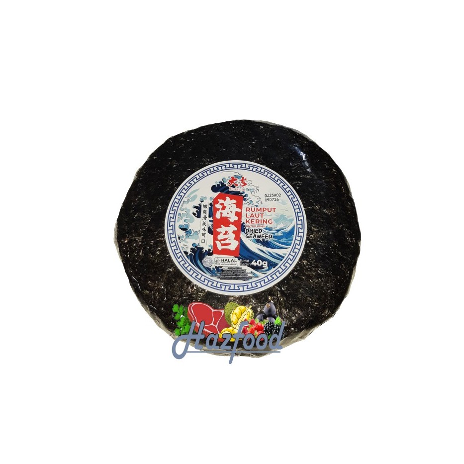 

Daikichi Dried Seaweed Rumput Laut Kering Bulat