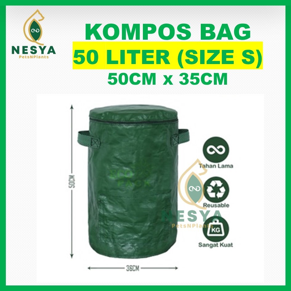 Compost Bag Size S Tas Pengolah Sampah Organik - Kompos Bag