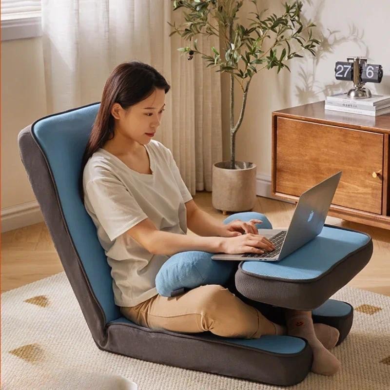 Folding Sofa Balcony Tatami Lazy Sofa Living Room Leisure Lounge air Floor Backrest Office air Scand