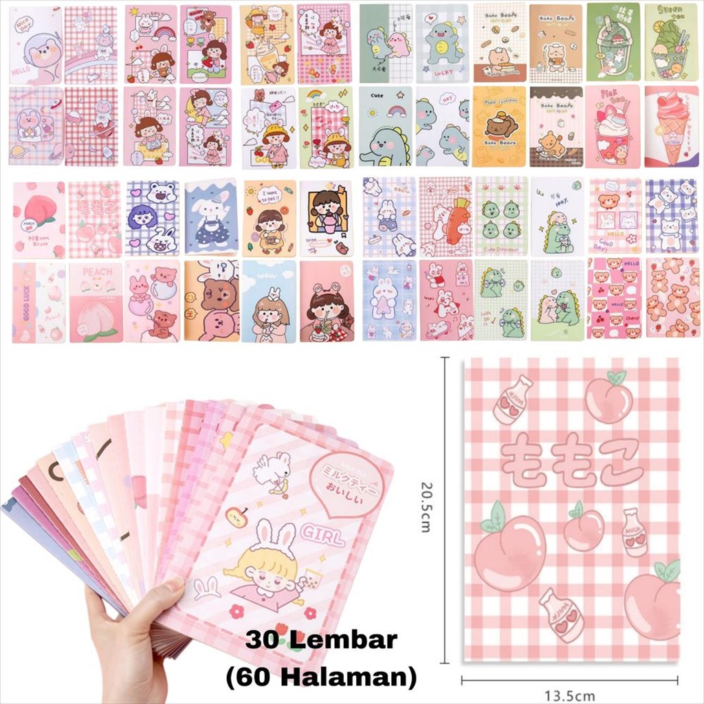 

MW002 A5 Buku Kartun Notes Notebook Book Tulis Catatan Anak Children Kuliah Kerja