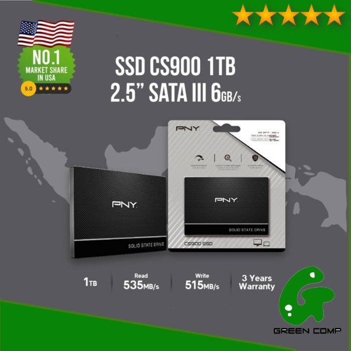 SSD PNY Sata CS900 1TB