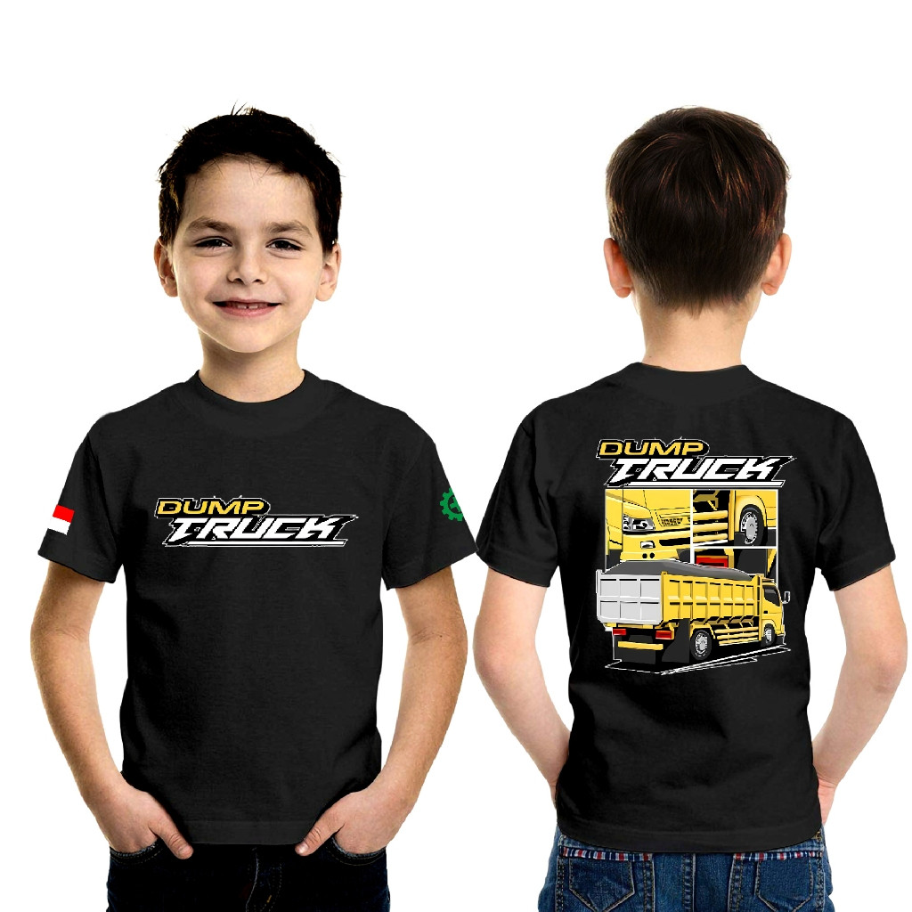 Kaos anak distro Dump Truk 3 - 15 tahun bisa cod