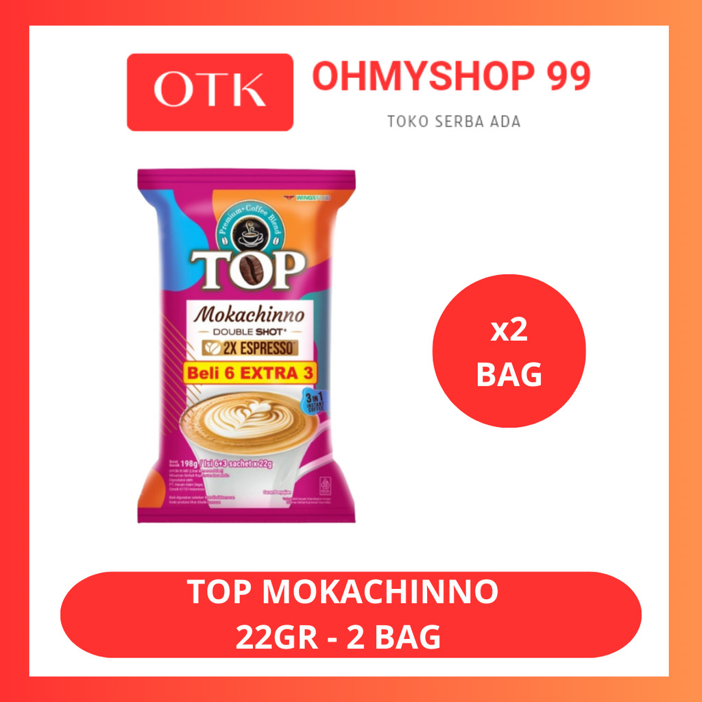 

Top Coffee Kopi Top Mokachino 22gr - 2 Bag