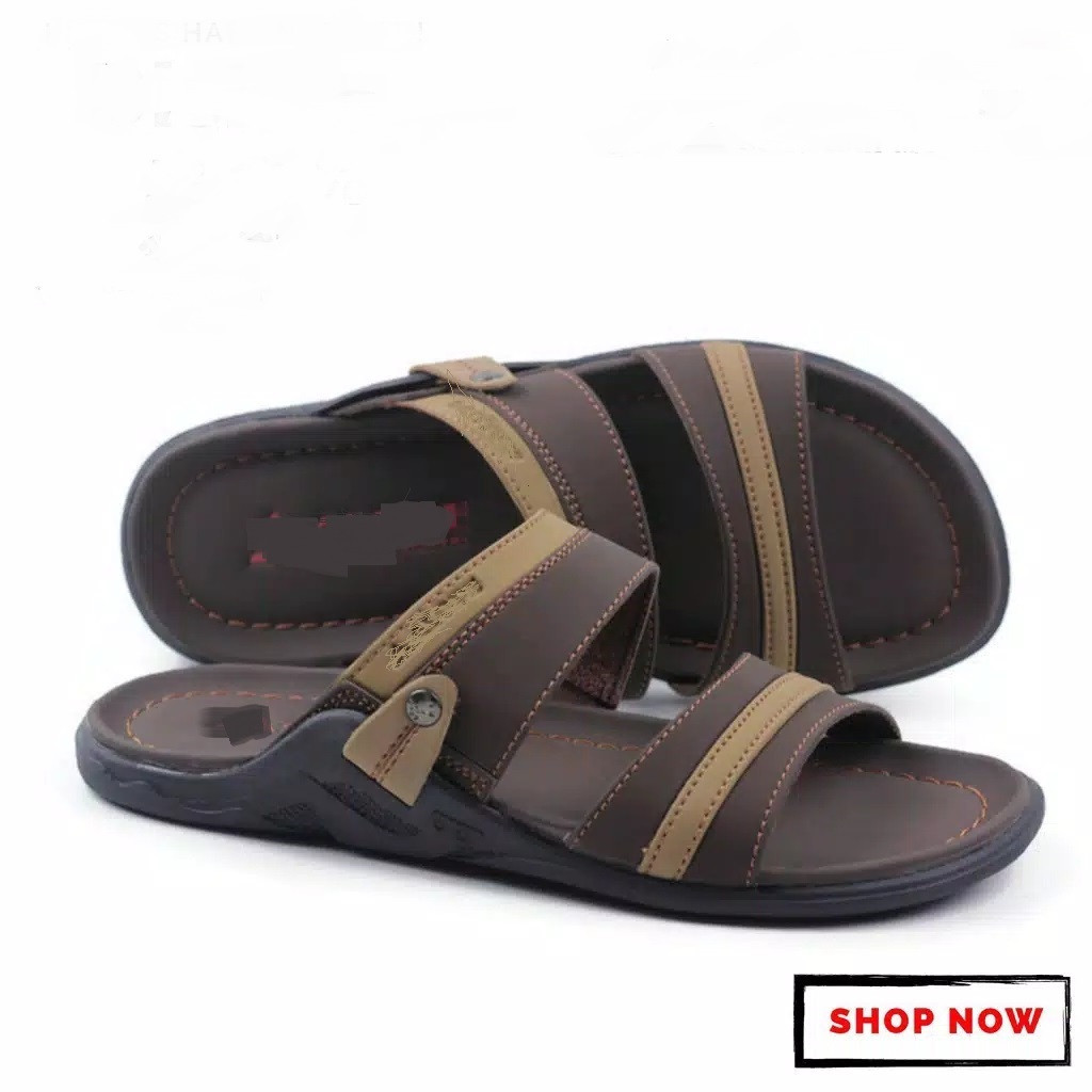 PROMO Sandal Kulit pria import Asli original  JNC 05 Kickers model terbaru