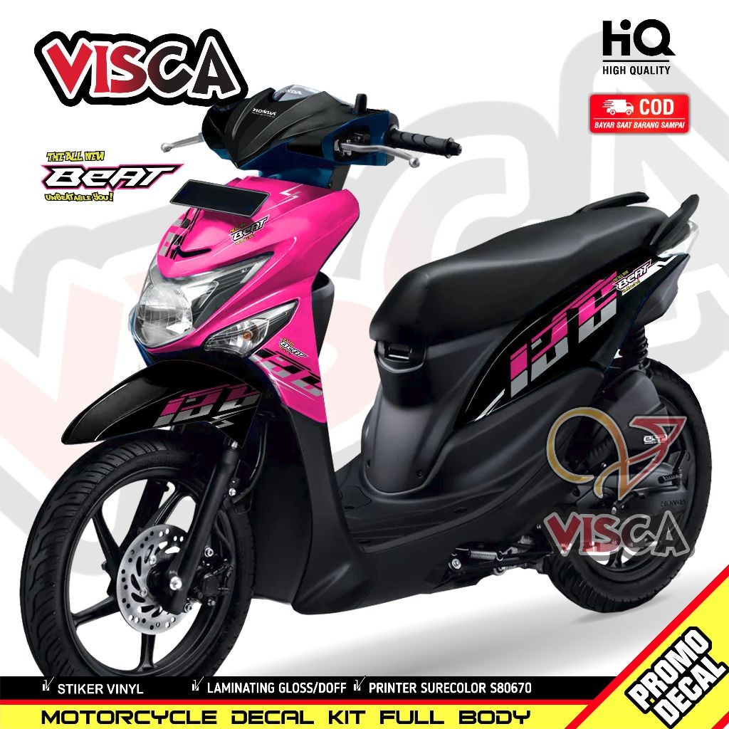 Decal Beat Pop Full Body Stiker Beat Pop Variasi Full Body Striping Beat Pop Variasi 126 VIET