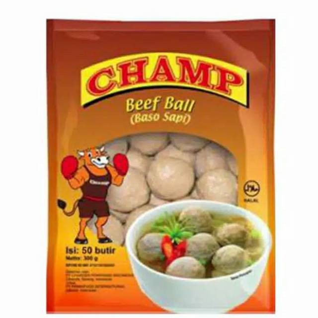 

HIRO - Champ Beef Ball 500g (Khusus Instant)