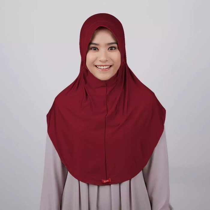 ♚Promo Terlaris♚`~ [[warung.unun]] ZOYA Bergo Husna Casual Kerudung Instan Jilbab Hijab Bergo Serut 