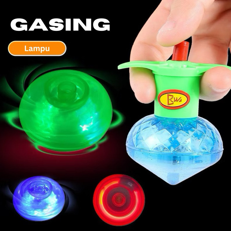 Mainan anak GASING UFO LED / mainan anak murah gasing led