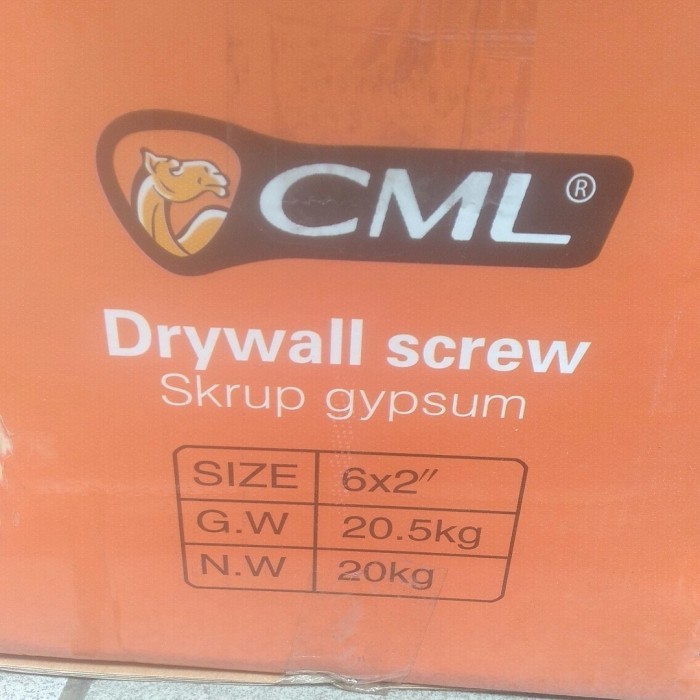 Sekrup Gypsum Camel 6X2/Sekrup Gypsum 5 Cm