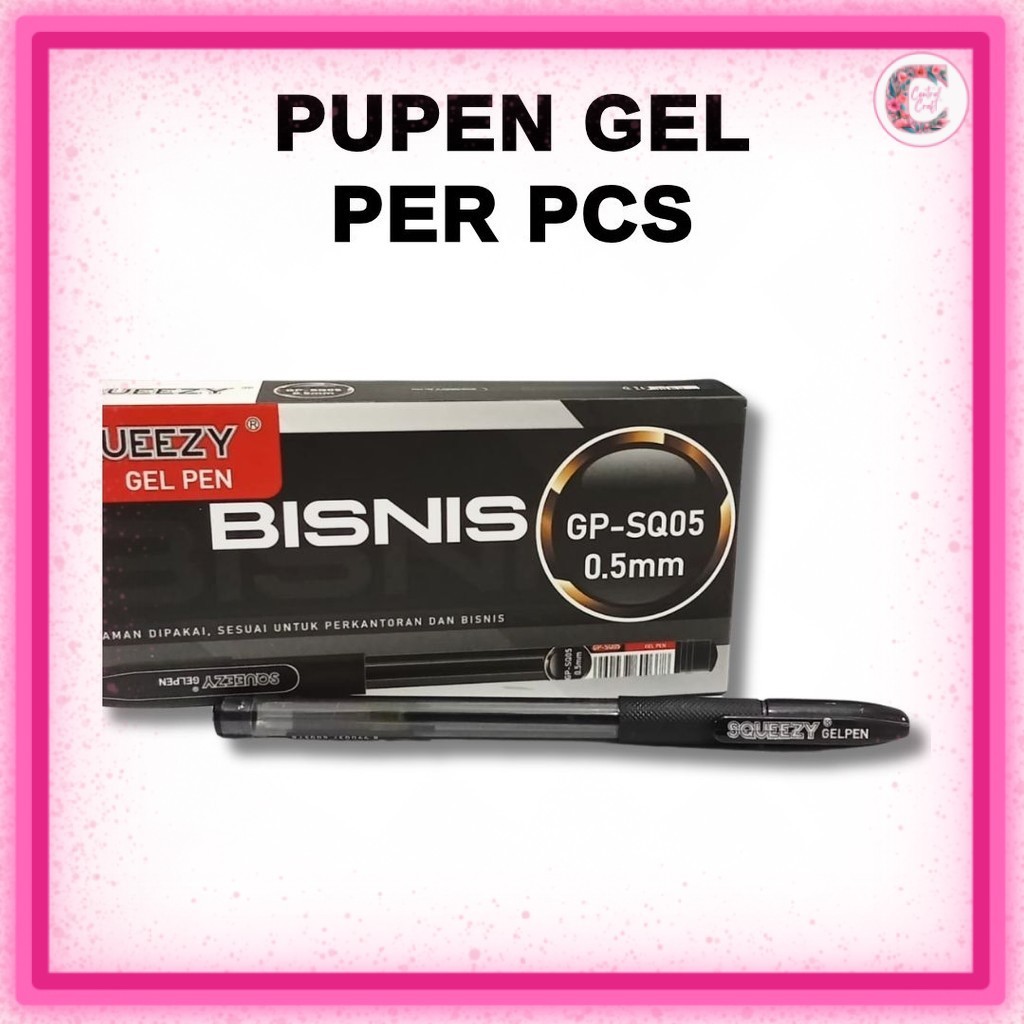 

Pulpen Gel Pen Bisnis Tinta Hitam 0.5 mm