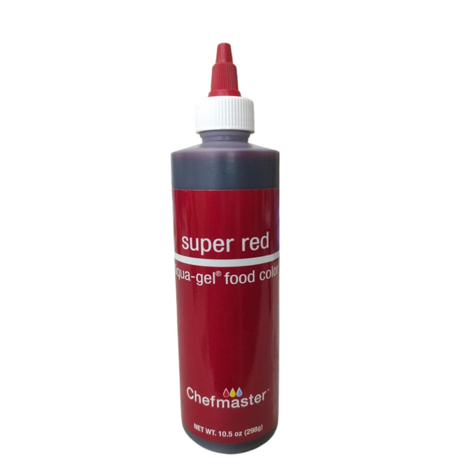 

Chefmaster SUPER RED Liqua Gel Food Color 298 gr Pewarna Makanan