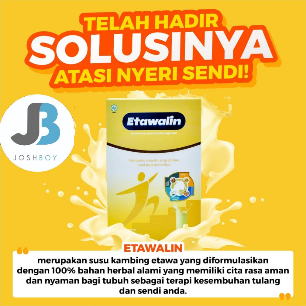 

Etawalin Susu Etawa Original Atasi Nyeri Sendi Pegal Linu Asam Urat