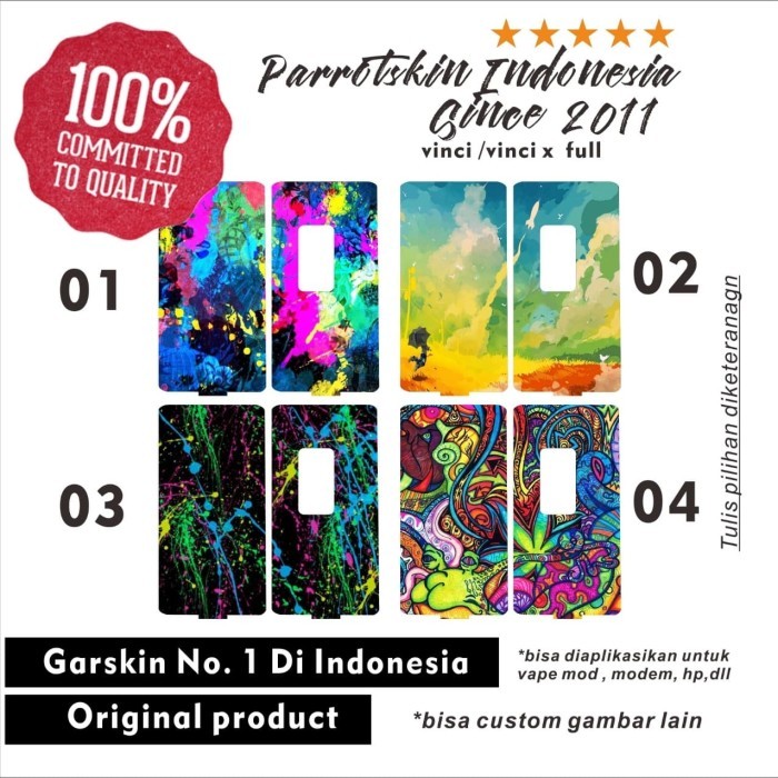 

Garskin Skin volta 80w liquid splash Edition sticker plate