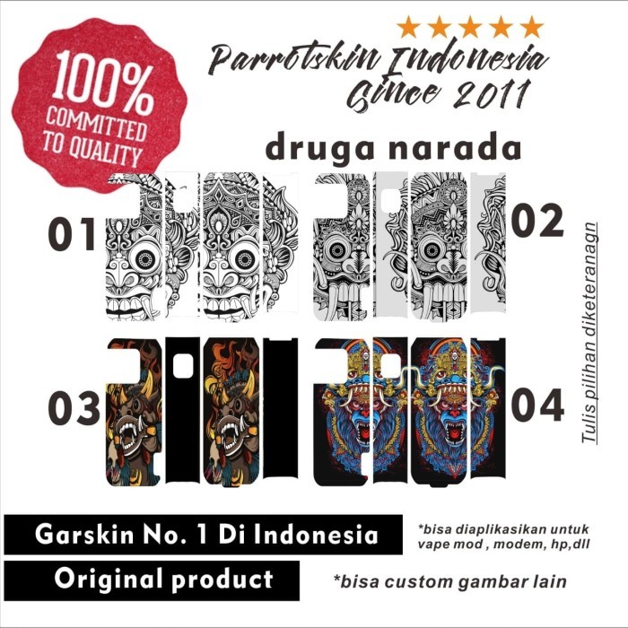 

Garskin skin narada reog Edition sticker