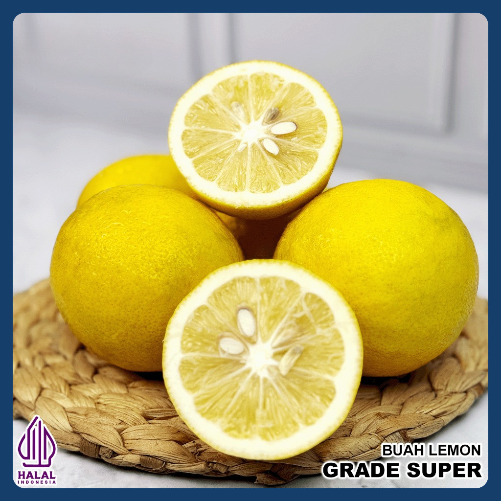 

Suur Lemoen Buah Jeruk Lemon California Super 1Kg